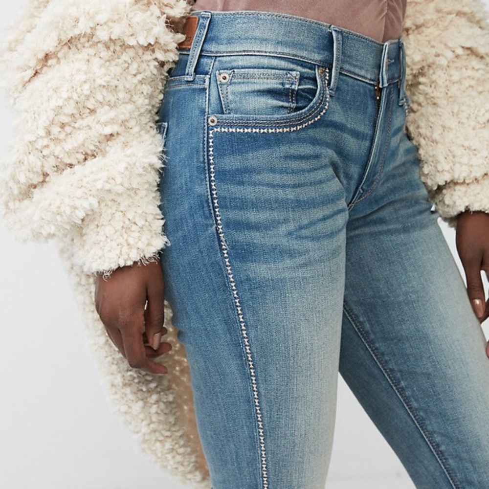 BNWT Express Embroidered Jeans size 0S